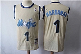 Magic 1 Penny Hardaway Cream Hardwood Classics Stitched NBA Jersey,baseball caps,new era cap wholesale,wholesale hats